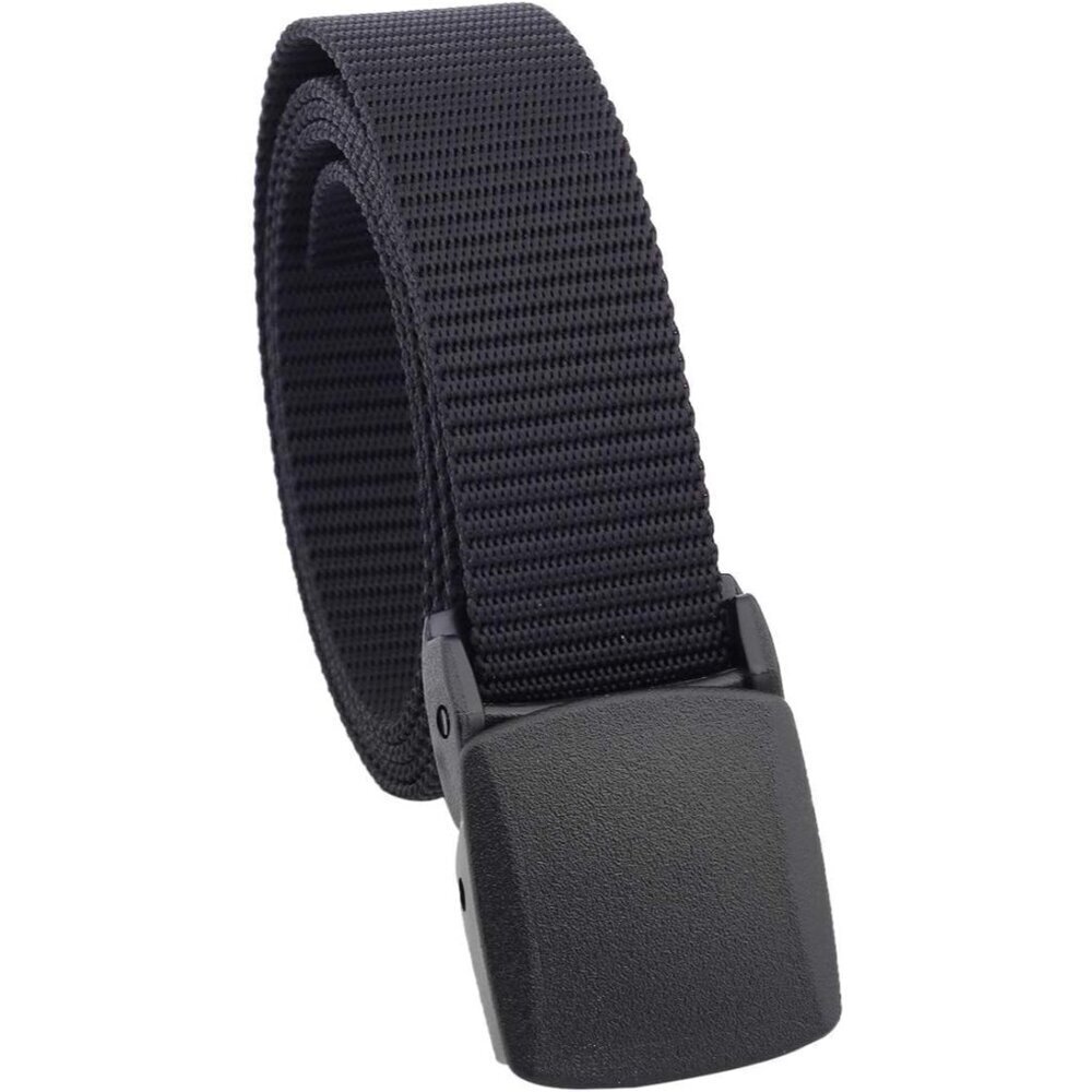 Women's Nylon Tactical Belt Adjustable Non-metallic Buckle for Everyday Use